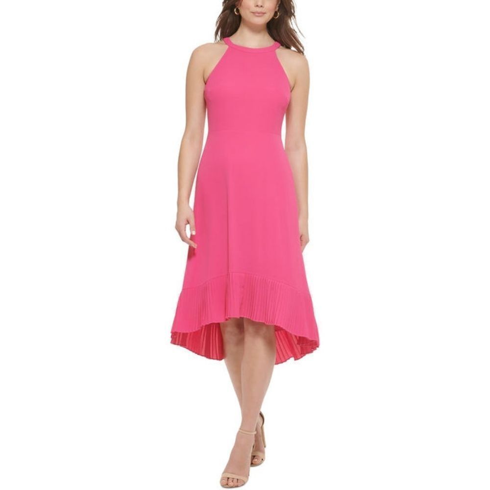NWT Kensie Pleated Tea Length Midi Dress